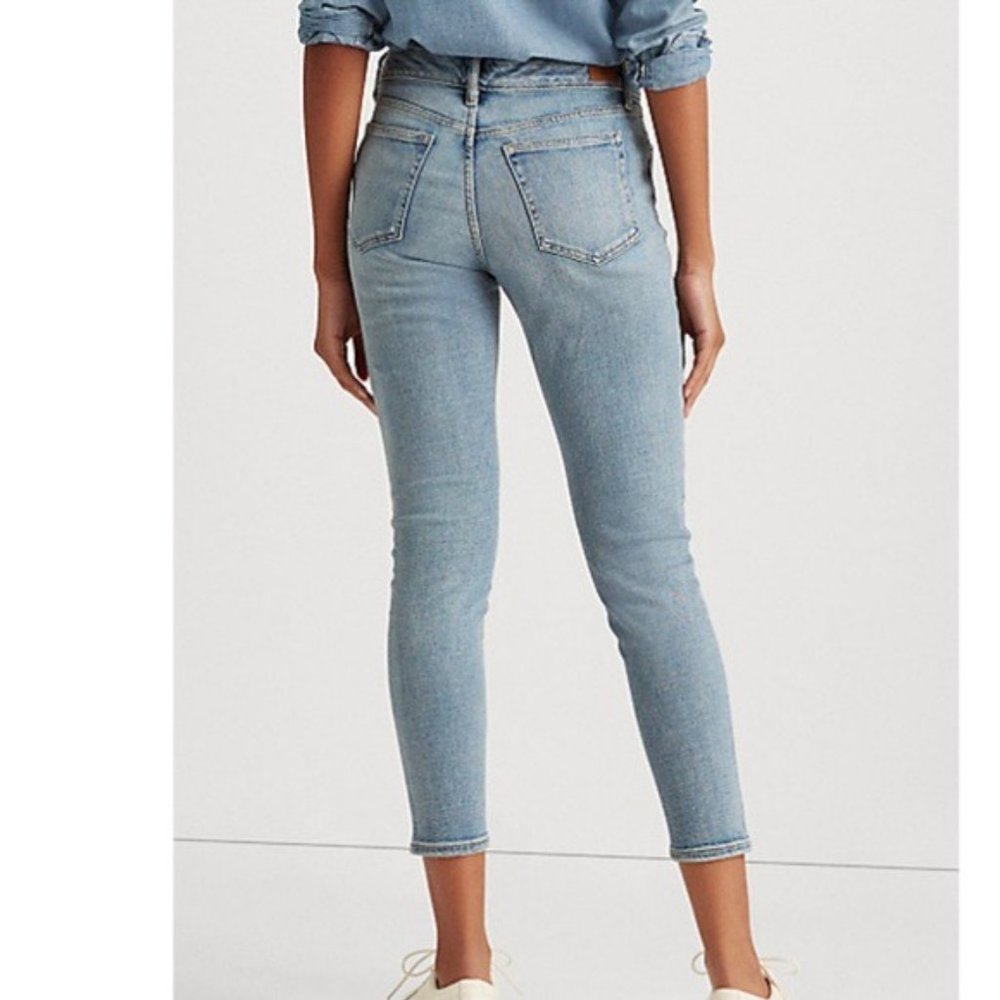 Lauren Ralph Lauren Premier Skinny Ankle Jeans Size 2 NWT - Picture 2 of 8